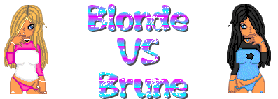 la brune and la blonde