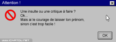 ouè c kon sinon